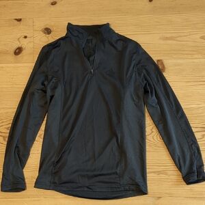 Adidas quarter zip Mens Running Shirt